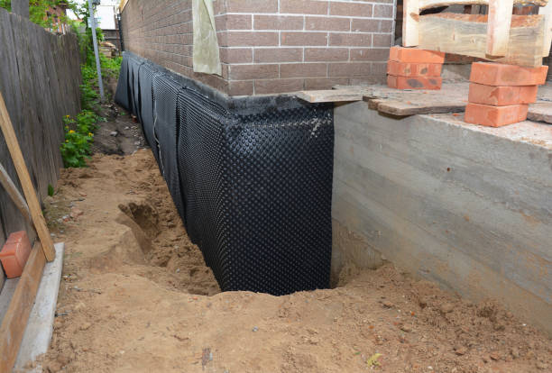 SJ Waterproofing Pros technician performing targeted Vapor Barrier Installation assessment in Findlay, OH